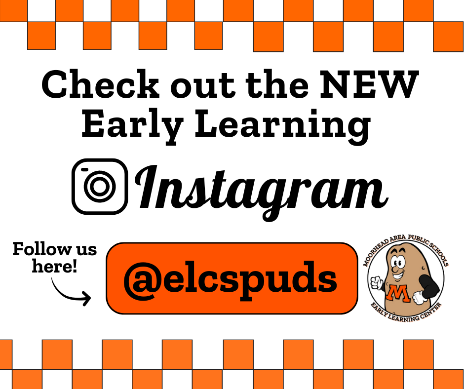 check out the new Early Learning Instagram. Follow us @elcspuds
