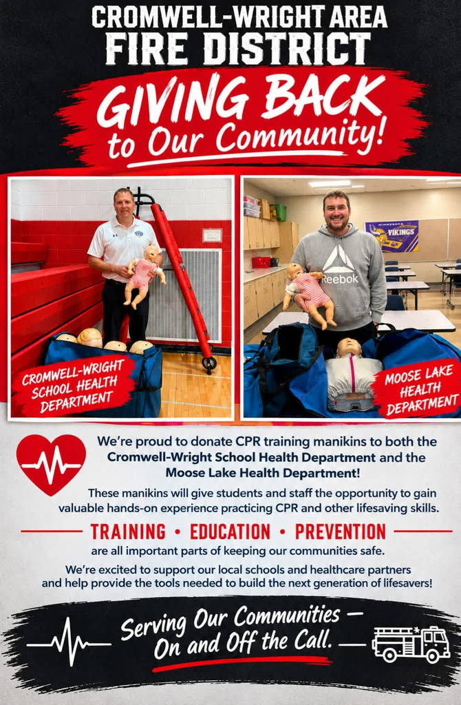 Cromwell Wright Are Fire District Support