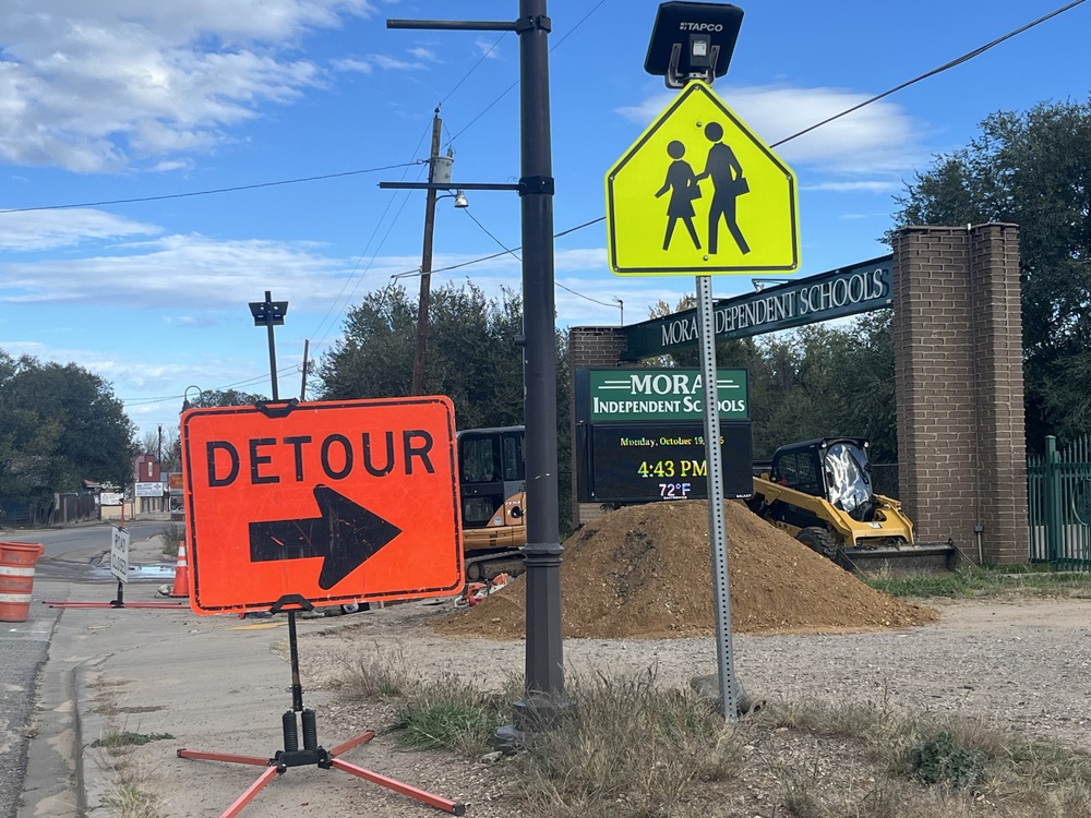 MISD Detour at Entrance