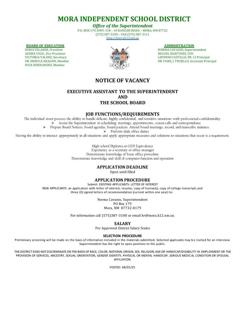 Executive Assistant