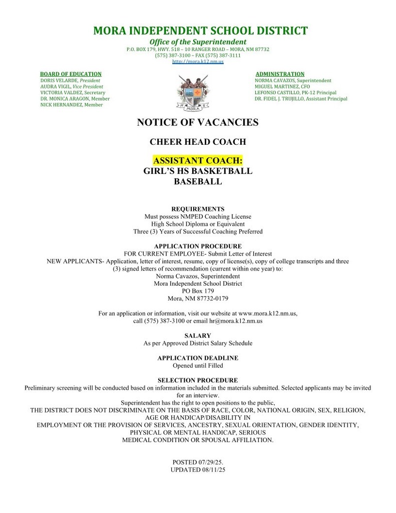 Job Posting