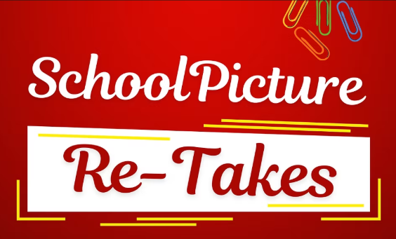 School Picture Re-Takes Graphic