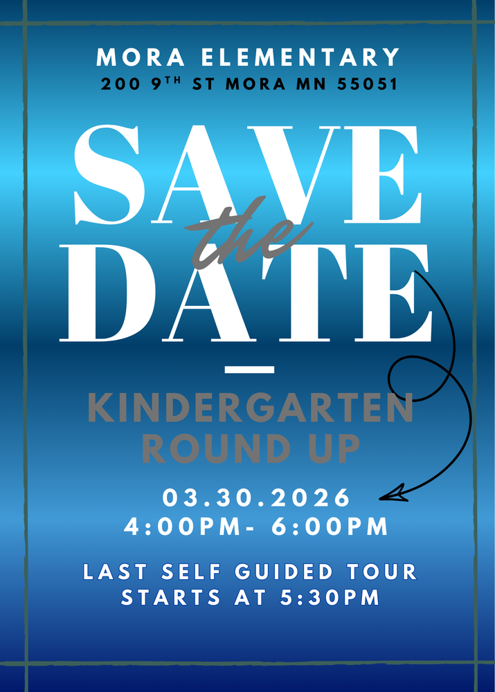 Kindergarten Round Up- Save the Date