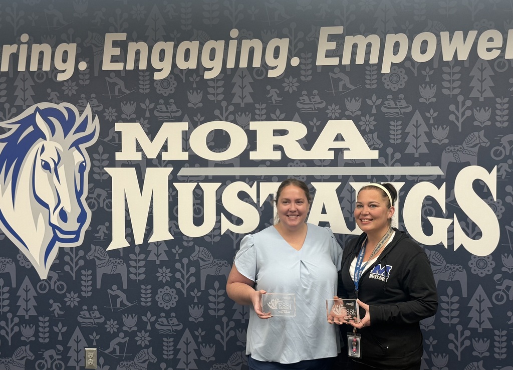 Grace Kubesh and Tasha Dow Mora Schools Educational Support Staff Honorees