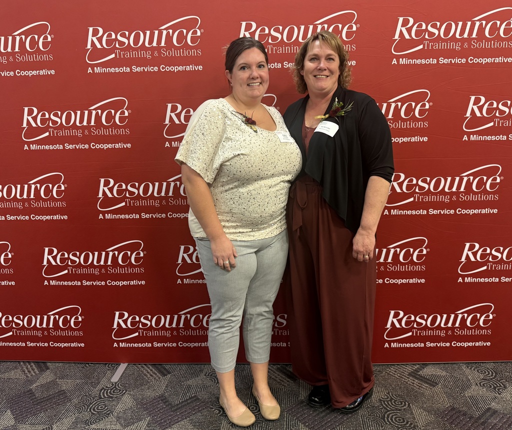 Katie Leach and Erin McKeller Mora Schools Educational Support Staff Honorees.