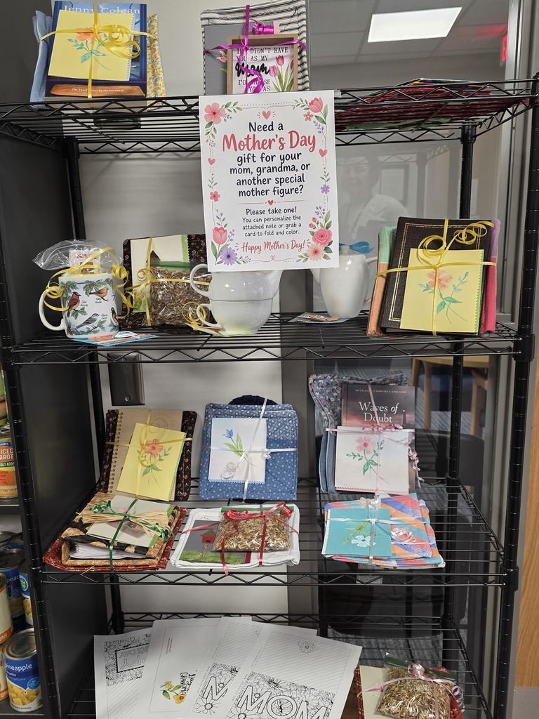 Thank you to the kind donor that put together a beautiful selection of Mother's Day gifts for our Food for Friends high school food shelf!
