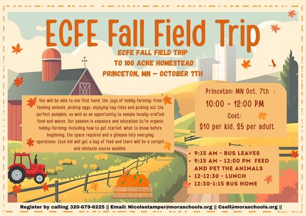 ECFE Fall Field Trip 