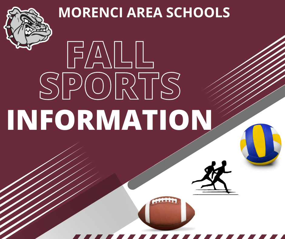 Fall Sports Information Morenci Middle/High School