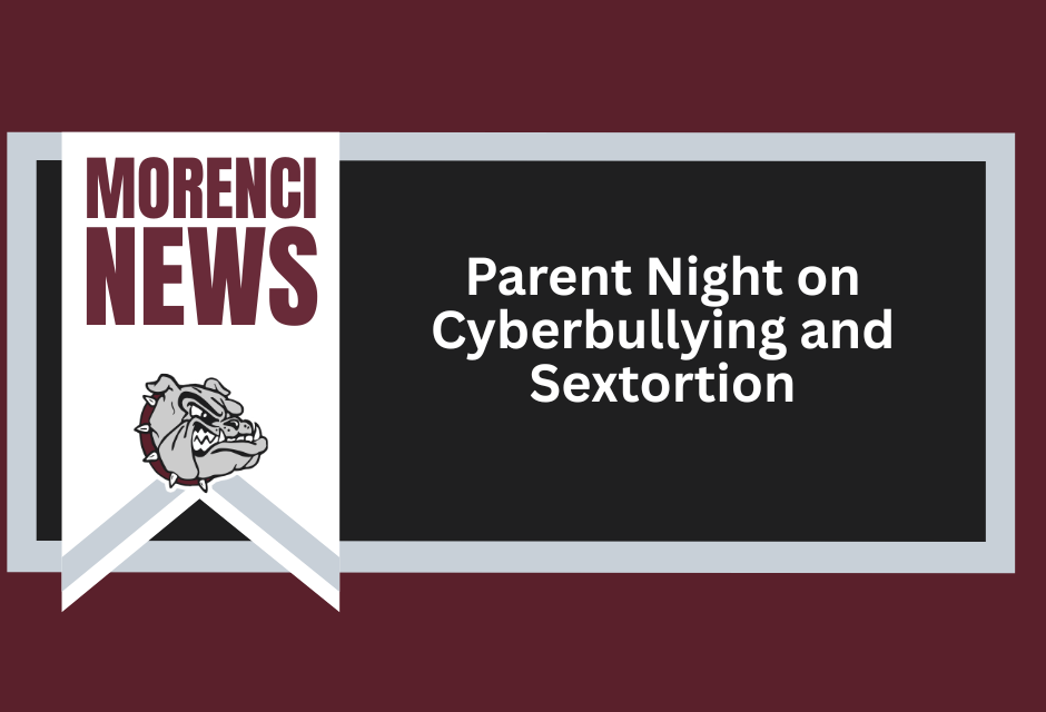 parent night on cyberbullying and sextortion.