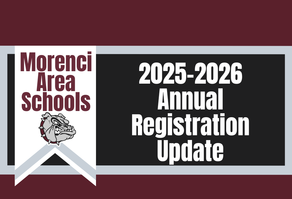 2025-2026 Annual Registration update