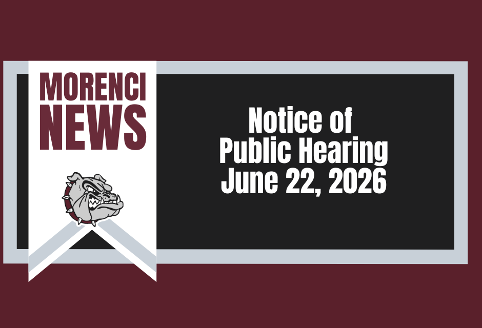 notice of public hearing june 22, 2026