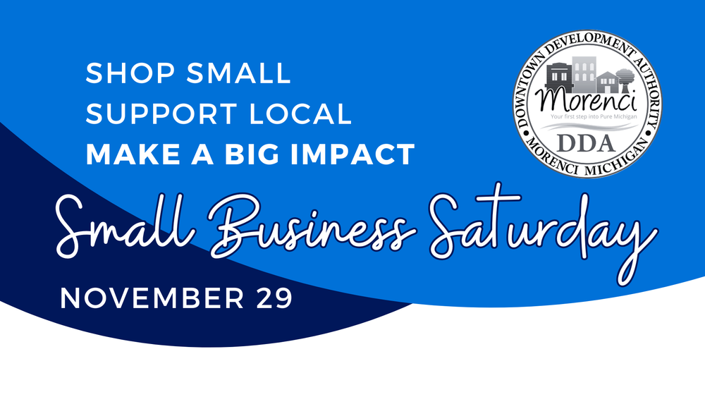 Shop Small Support Local Make a Big Impact Small Business Saturday Novembrer 29
