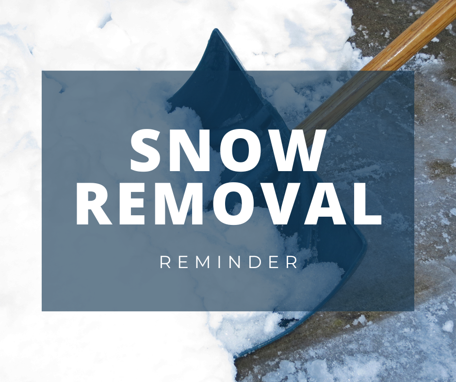 Snow Removal Reminder