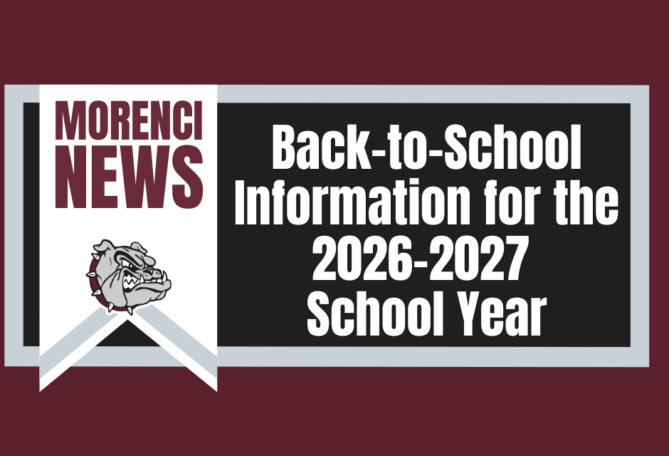 back to school information for the 2026-2027 school Year