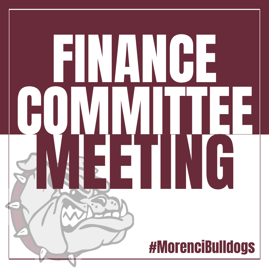 finance committee meeting #morencibulldogs