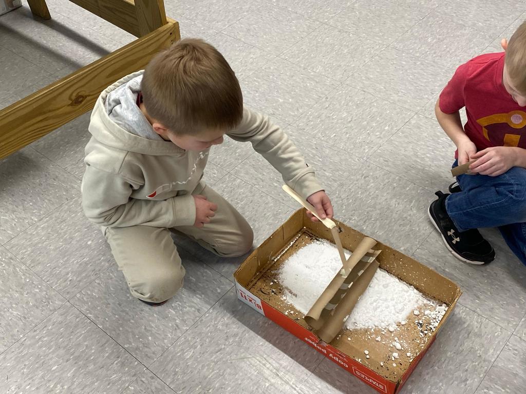 snow shovel engineering in STEAM class