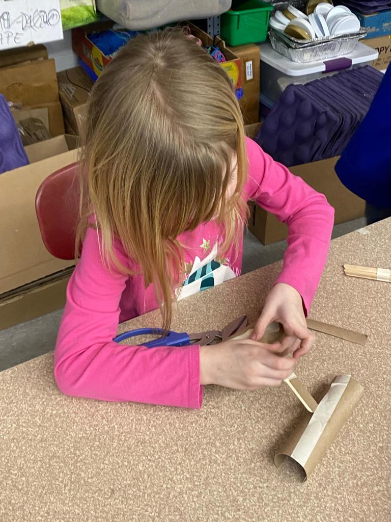 snow shovel engineering in STEAM class