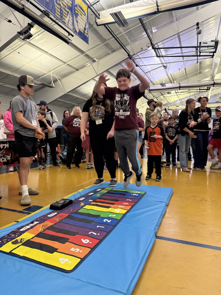 Student participating in activity.