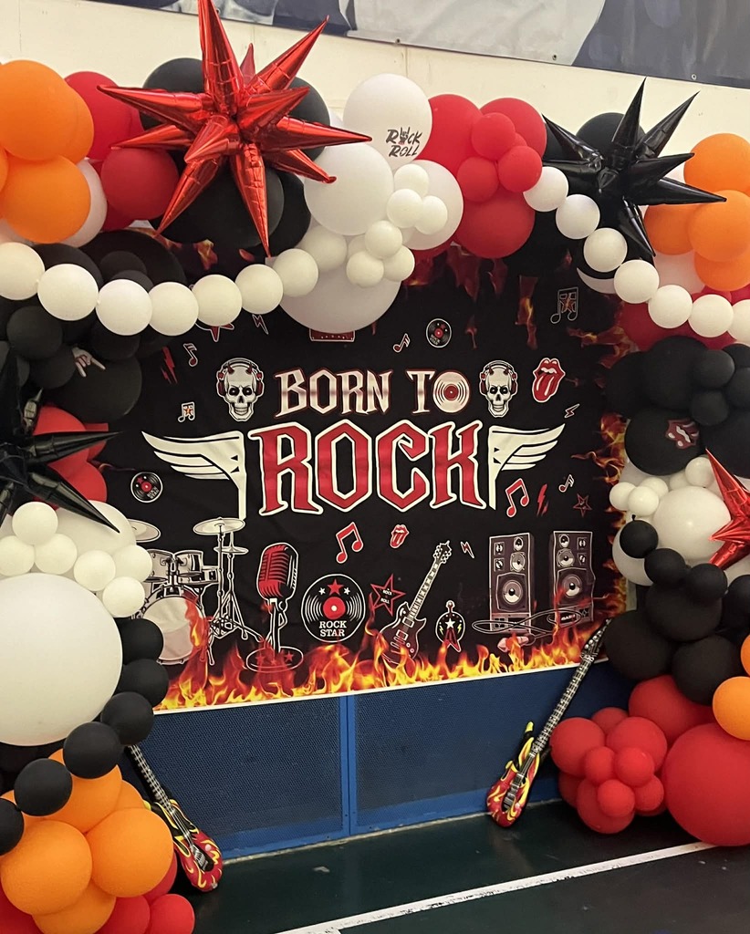 decorative display at the special olympics.