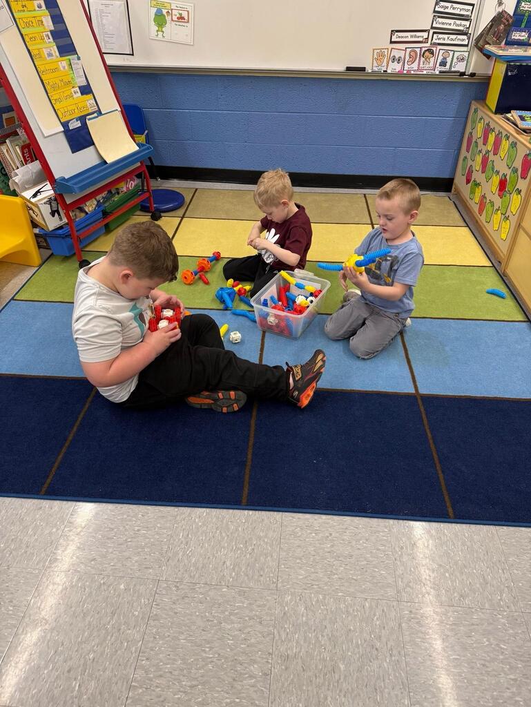 group of students playing together