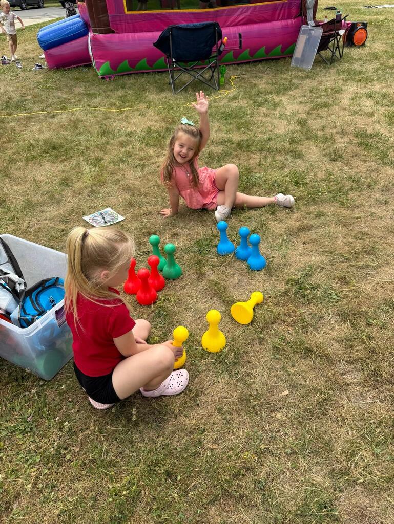 students playing hard game