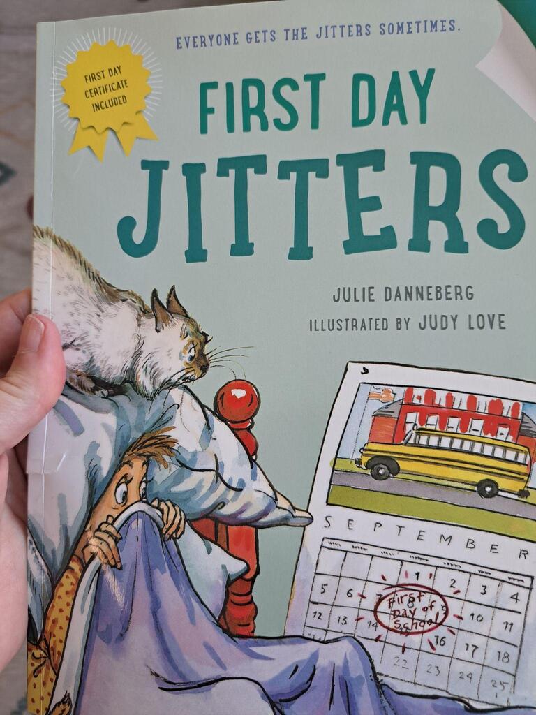 cover picture of the book called First Day Jitters