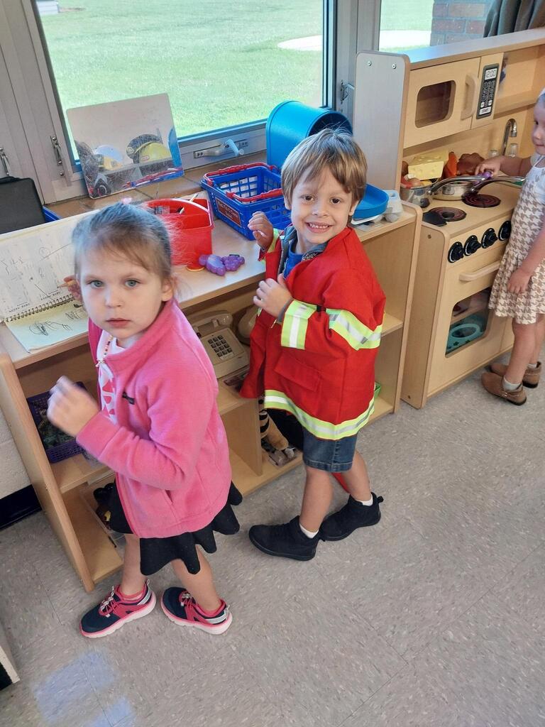young students playing