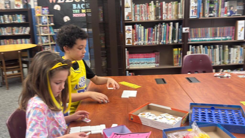 kids playing a game