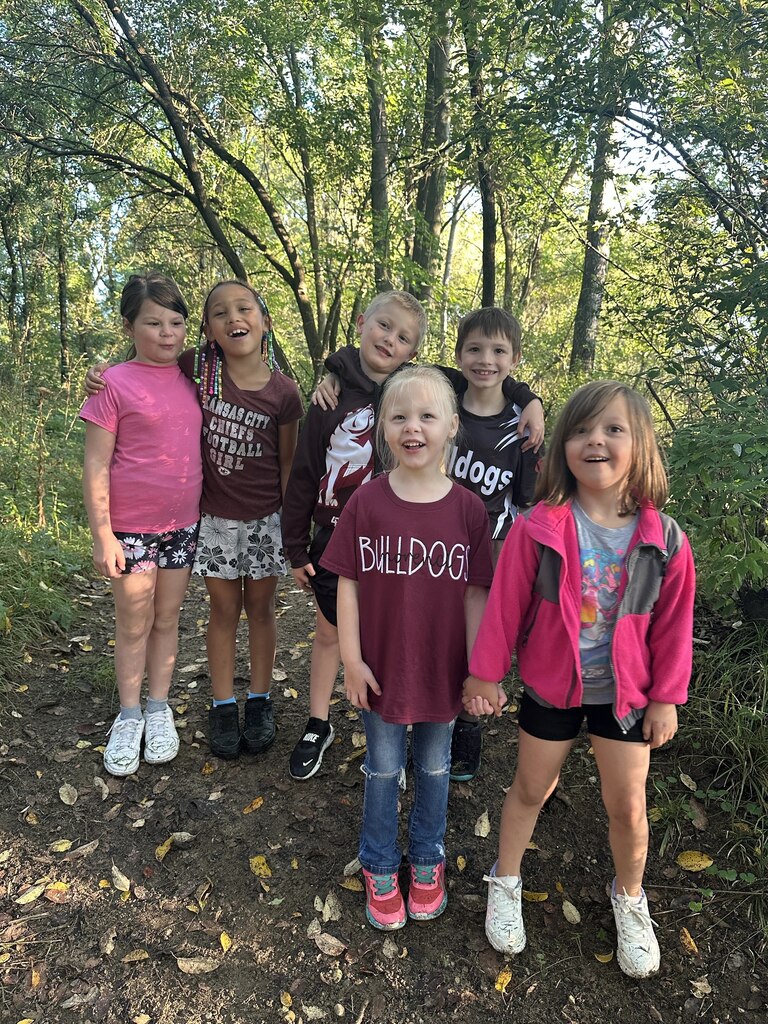 kids on a nature walk