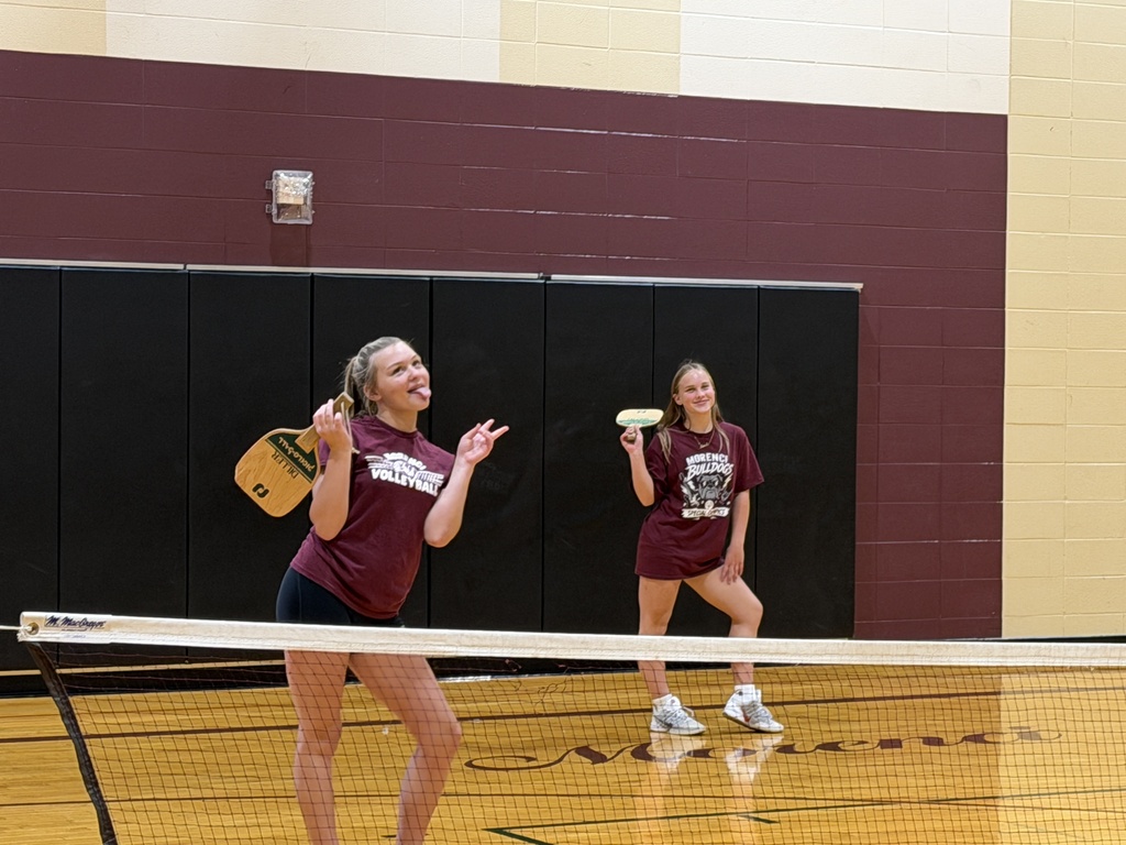 students playing pickleball