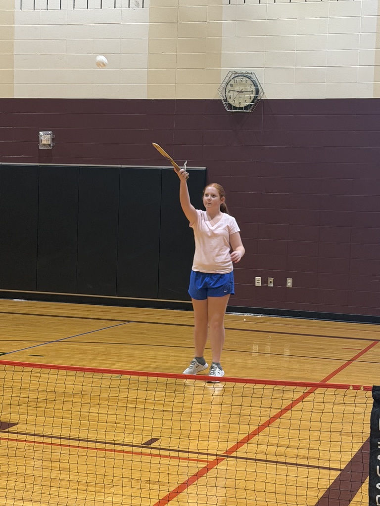 students playing pickleball