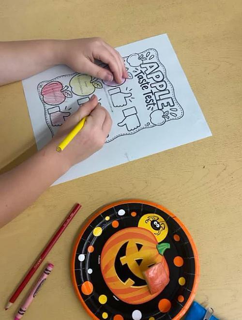 students working on an assignment