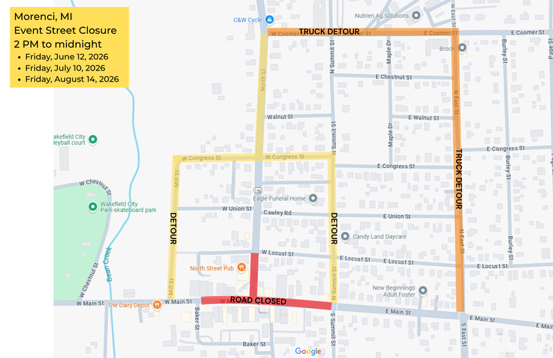 Detour Map