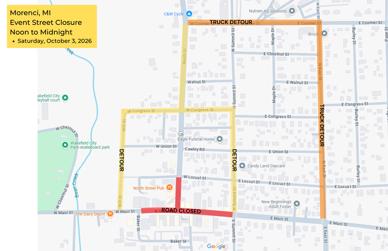 Detour Map