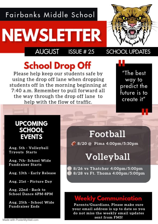 FMS August Newsletter