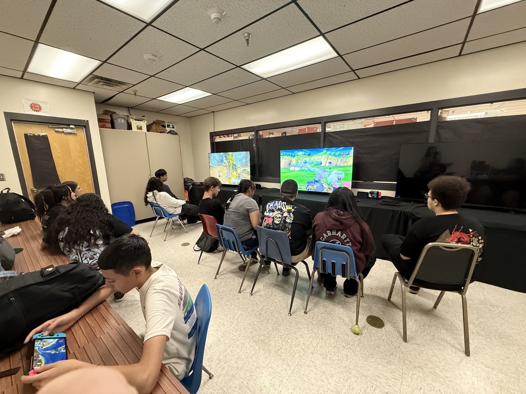 Students in the new The new Video Gaming Cat Academy class enjoy equipment purchased through United Way grant funds.