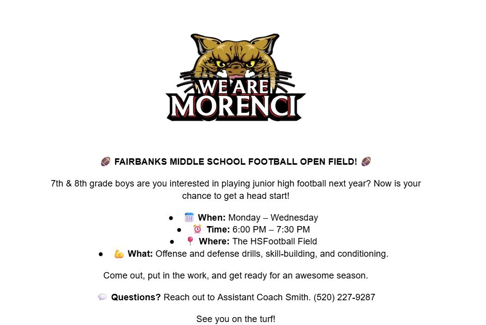 FMS Football Open Field