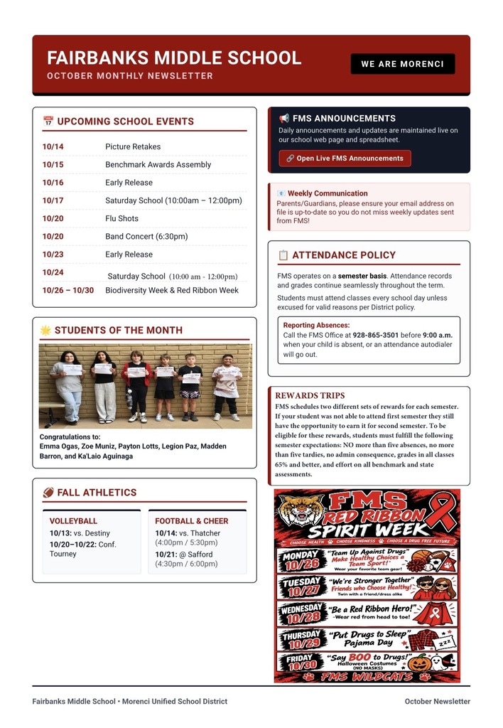 FMS October Newsletter