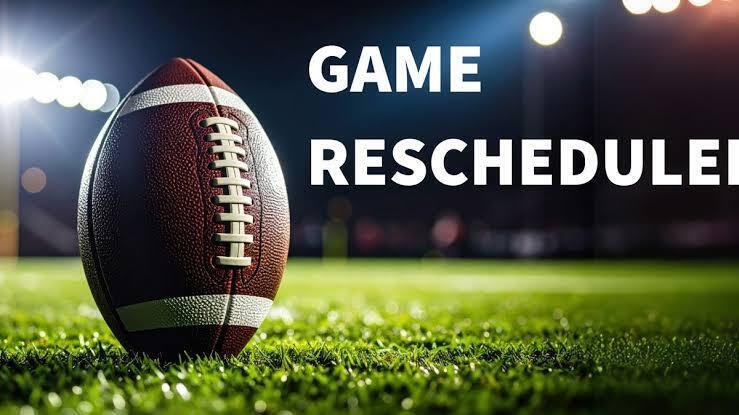 JH Football Game Rescheduled