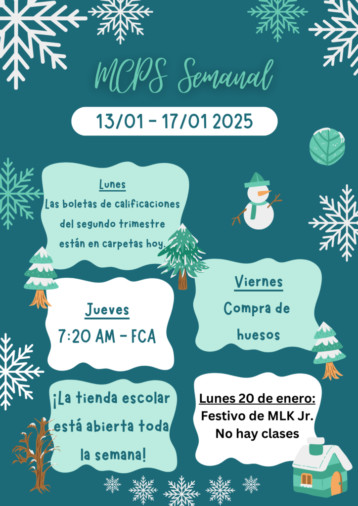 Spanish weekly events