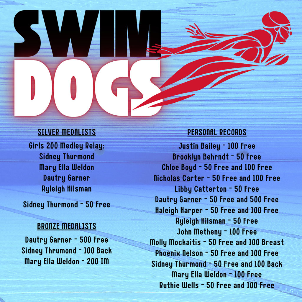 Swim Dog Accomplishments