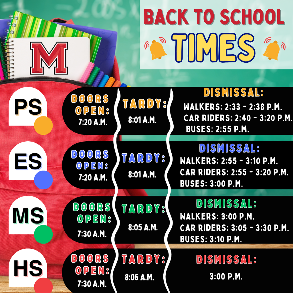 Back to School Times