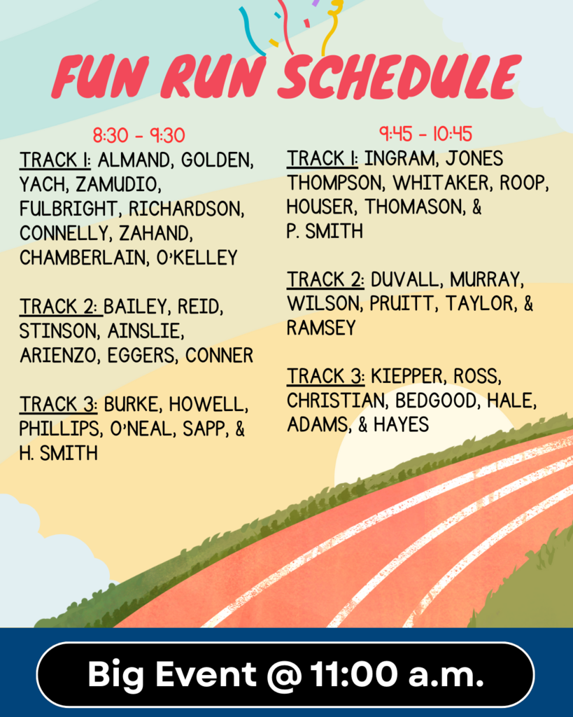 Fun Run Schedule