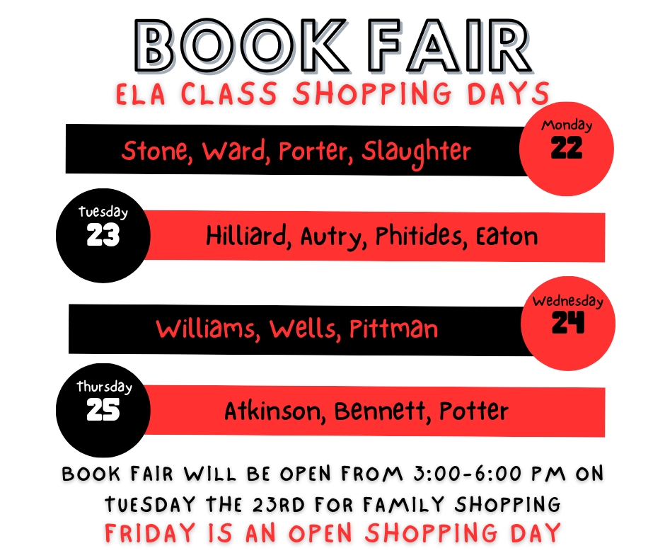 book fair shopping days