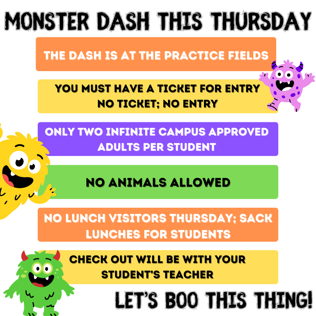 monster dash reminders