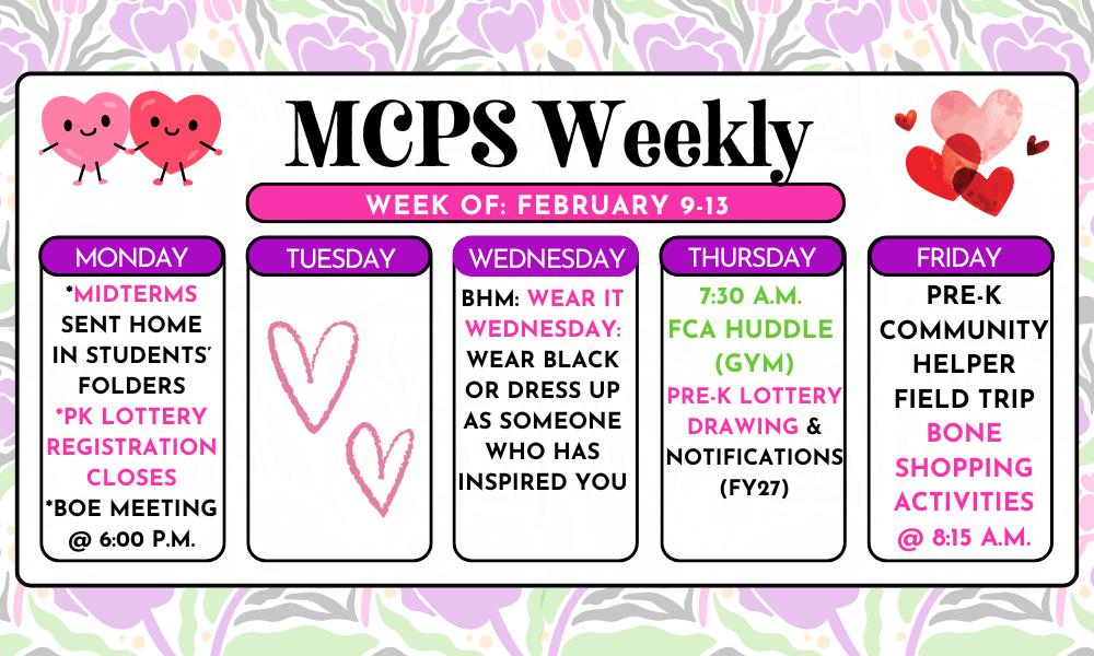 MCPS Weekly 2.9.26