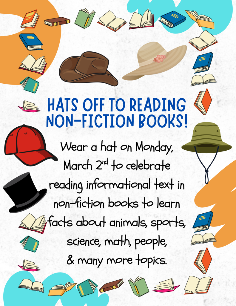 Read Across America Week hat day