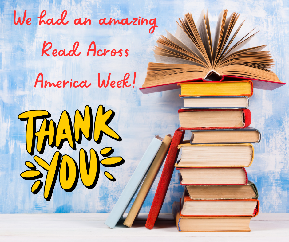 Read Across America Week Thank you post