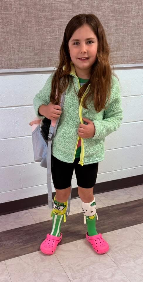 silly socks for Read Across America Week