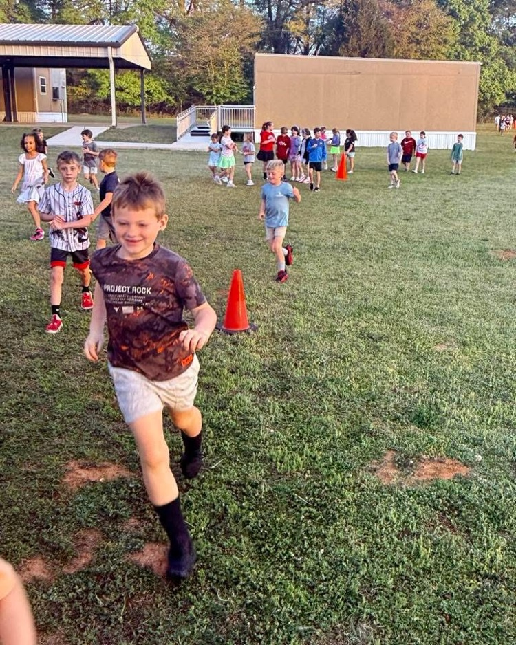 students enjoy walking and running to Track Club at MCPS!